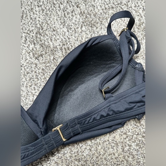 Women’s Bikini Top 4 Push Up Black by La Blanca Swimsuit Built In Bra Wireless - Picture 6 of 12